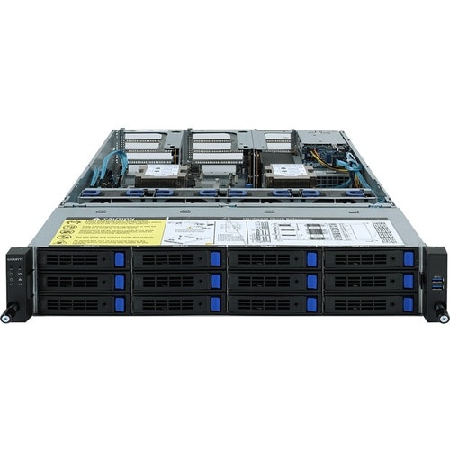 Gigabyte R281-3C0 Barebone System - 2U Rack-mountable - Socket P LGA-3647 - 2 x Processor Support - Intel C621 Express Chi