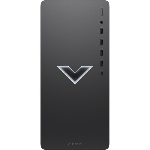 HP Victus TG02-0003la Gaming Desktop Computer - AMD Ryzen 5 5600G - 8 GB - Tower - Mica Silver - AMD B550A Chip - NVIDIA G