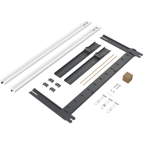 Heckler Design Floor/Wall Mount for Video Conference Equipment, Display, A/V Equipment, Camera - White - 1 Display(s) Supp