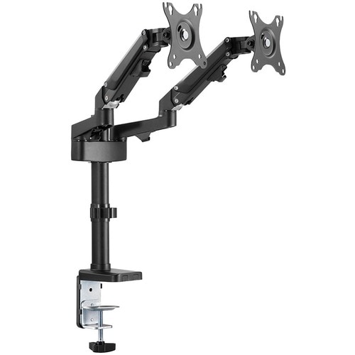 Neomounts DS70-750BL2 Mounting Arm for Monitor, Flat Panel Display - Black - Height Adjustable - 2 Display(s) Supported - 