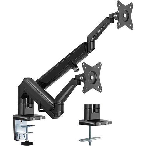 Neomounts DS70-810BL2 Mounting Arm for Monitor, Flat Panel Display - Black - Height Adjustable - 2 Display(s) Supported - 