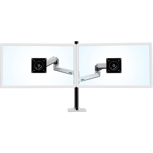 LX DUAL STACKING ARM TALL POLE BLACK ACCENTS POLISHED