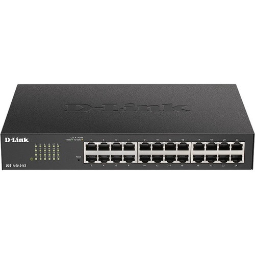D-Link DGS-1100 DGS-1100-26MPV2 24 Anschlüsse Verwaltbar Ethernet-Switch - Gigabit-Ethernet - 1000Base-T, 1000Base-X - 2 U