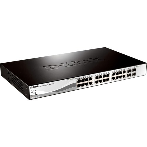 D-Link DGS-1210 DGS-1210-28P 24 Anschlüsse Verwaltbar Ethernet-Switch - Gigabit-Ethernet - 10/100/1000Base-T - 3 Unterstüt