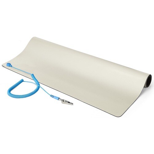 Tapis Antistatique ESD, Sous-couche pour Réparation d'Appareils Électroniques, Tapis de Travail avec Câble de Terre, 60x12
