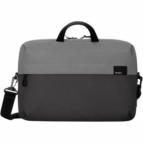 Targus Sagano EcoSmart TBS574GL Carrying Case (Slipcase) for 35.6 cm (14") Notebook - Black/Grey - Bump Resistant, Scratch