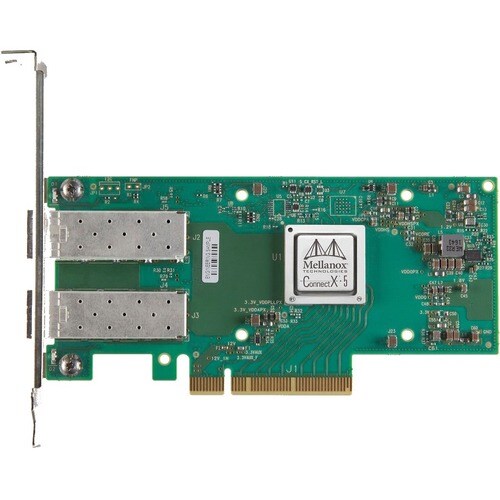 NVIDIA ConnectX-5 EN 25Gigabit Ethernet Card - PCI Express 3.0 x8 - 3.13 GB/s Data Transfer Rate - 2 Port(s) - Optical Fib