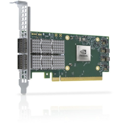 NVIDIA ConnectX-6 Dx Ethernet SmartNIC - PCI Express 4.0 x16 - 12.50 GB/s Data Transfer Rate - 2 Port(s) - Optical Fiber -