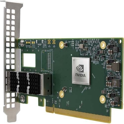 NVIDIA ConnectX-6 DX 200Gigabit Ethernet Card - PCI Express 4.0 x16 - 2 Port(s) - Optical Fiber - HHHL Bracket Height - QS