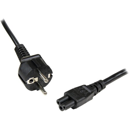 CABLE 3M DE ALIMENTACIN PARA PORTATIL UE SCHUKO C5 TREBOL
