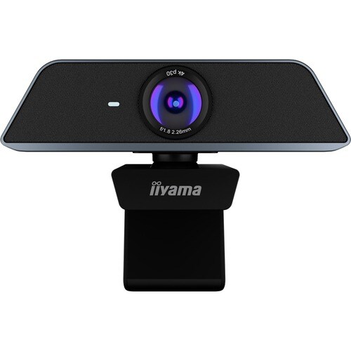 iiyama Huddle - Webcam - 8 Megapixel - 30 fps - USB-Typ C - 3840 x 2160 Pixel Videoauflösung - Fixfokus - Mikrofon