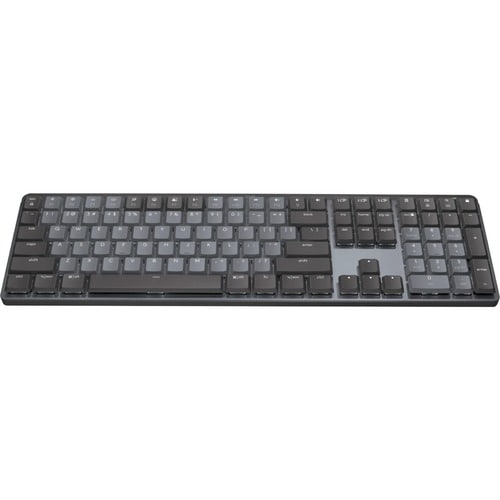 Logitech Master Keyboard - Wireless Connectivity - USB Interface - English (UK) - QWERTY Layout - Graphite - Mechanical/MX