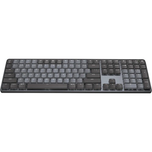 Logitech Master Keyboard - Wireless Connectivity - USB Interface - English (UK) - QWERTY Layout - Graphite - Mechanical/MX