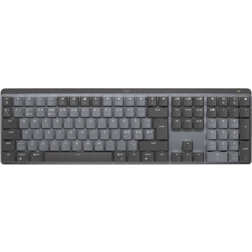 Logitech MX Mechanical Keyboard - Wireless Connectivity - Danish, Norwegian, Swedish, Finnish, Pan-Nordic - QWERTY Layout 