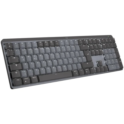 Logitech MX Mechanical Keyboard - Wireless Connectivity - French - AZERTY Layout - Graphite Grey - Tactile Optical Keyswit