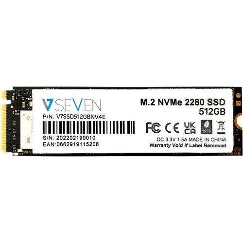 512GB V7 NVME GEN4X4 M.2 NVME 3D TLC SSD