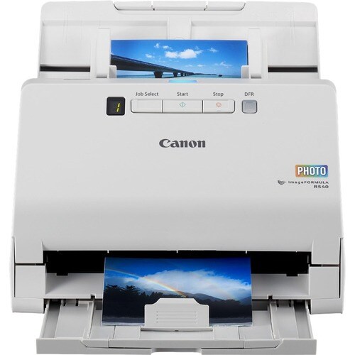 Canon imageFORMULA RS40 Sheetfed Scanner - 600 dpi Optical - 40 ppm (Mono) - 30 ppm (Color) - Duplex Scanning - USB