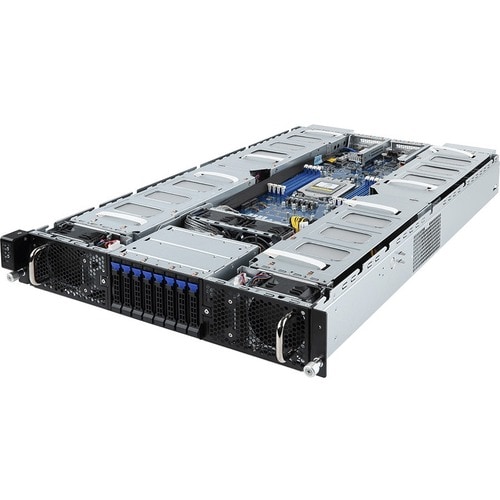 Gigabyte G291-Z20 Barebone System - 2U Rack-mountable - Socket SP3 - 1 x Processor Support - AMD Chip - 128 GB DDR4 SDRAM 