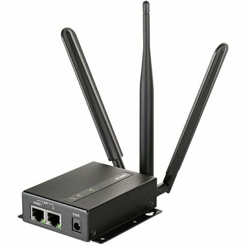 D-Link DWM-313 Wi-Fi 4 IEEE 802.11b/g/n 2 SIM Ethernet, Cellular Wireless Router - 4G - GSM 900, GSM 1800, UMTS 900, UMTS 