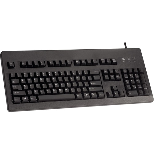 CHERRY G80-3000 Keyboard - Cable Connectivity - PS/2, USB Interface - English - Black - 105 Key(s)