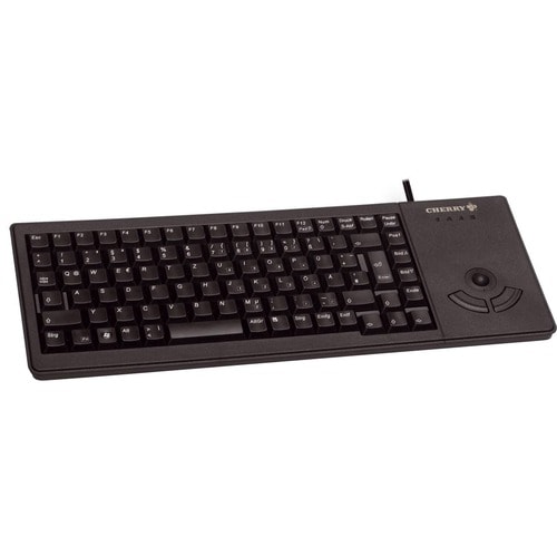 CHERRY Keyboard - Cable Connectivity - USB Interface - Trackball - Pan-Nordic - QWERTY Layout - Black - ML Keyswitch - 89 