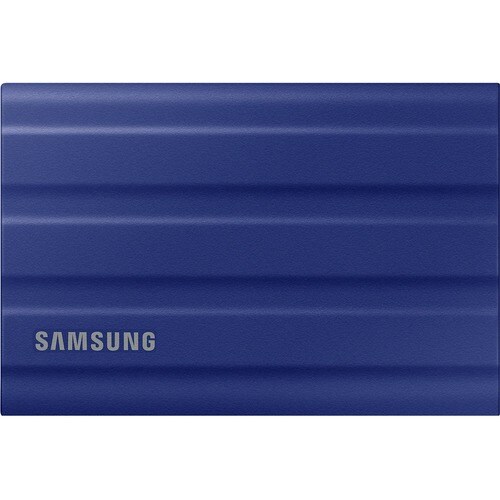 Samsung T7 MU-PE1T0R/WW 1 TB Portable Rugged Solid State Drive - External - Blue - Desktop PC, MAC Device Supported - USB 
