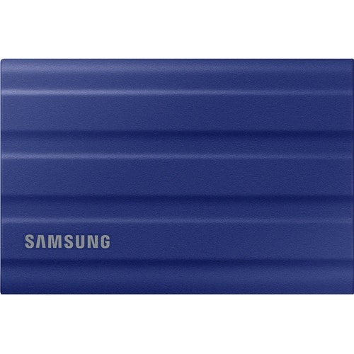 Samsung T7 MU-PE2T0R/WW 2 TB Portable Rugged Solid State Drive - External - Blue - Desktop PC, MAC Device Supported - USB 