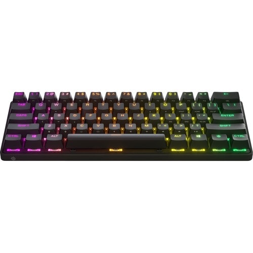 SteelSeries Apex Pro Mini Wireless Gaming Keyboard - Wired/Wireless Connectivity - USB Type C Interface - RGB LED - Englis