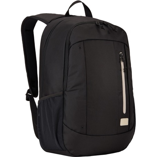 Case Logic Jaunt WMBP-215 Carrying Case (Backpack) for 15.6" Notebook - Black - Tangle Resistant Cord - Nylon, Polyester B