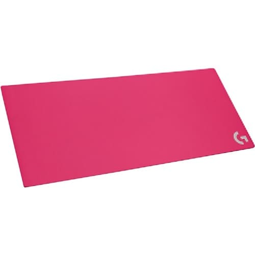 Logitech G G840 XL Gaming Mouse Pad - Surface Texture - 15.75" Height x 35.43" Width - Pink - Rubber, Cloth - Extra Large