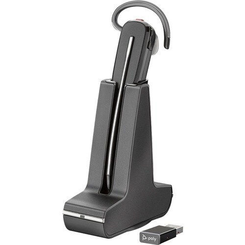 Poly Savi 8200 Office Sem fios Fixo à orelha Mono Fone de ouvido - Monaural - 18000 cm - Bluetooth - 20 Hz para 20 kHz - C