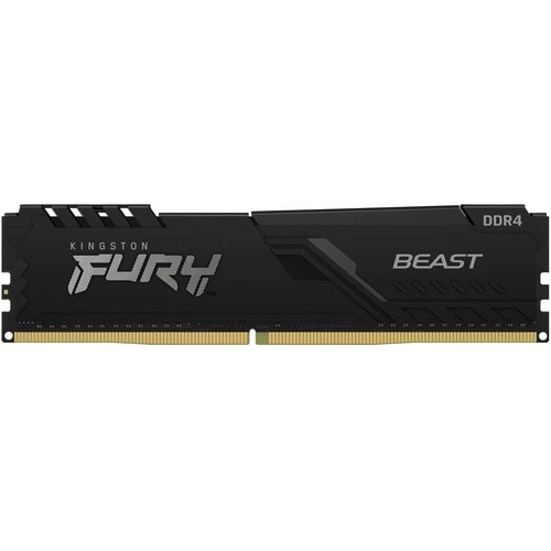 Kingston FURY Beast RAM Module - 8 GB (1 x 8GB) - DDR4-3200/PC4-25600 DDR4 SDRAM - 3200 MHz - CL16 - 1.35 V - 288-pin - DIMM