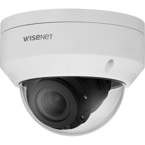 Wisenet ANV-L7082R 4 Megapixel Network Camera - Color - Dome - White - 98.43 ft Infrared Night Vision - H.264, H.265, MJPE