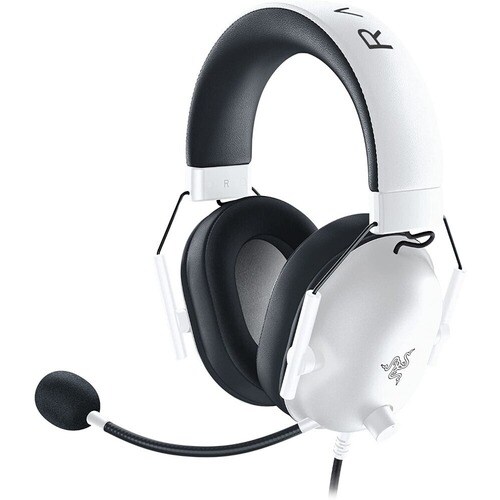 Razer BlackShark V2 X - White Multi-platform Wired Esports Headset - Stereo - Mini-phone (3.5mm) - Wired - 32 Ohm - 12 Hz 