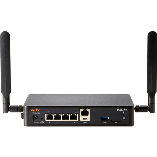 HPE Aruba Networking 9004 (US) 4-Port 10/100/1000BASE-T LTE 2K Clients - 32 APs Branch Gateway
