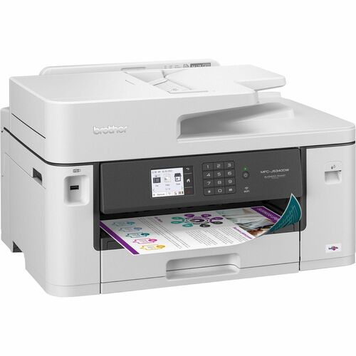Brother MFC-J5340DW Wireless Inkjet Multifunction Printer - Color - Copier/Fax/Printer/Scanner - 1200 x 4800 dpi Print - A