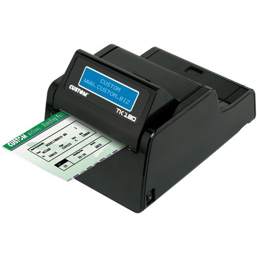 Custom TK180 Desktop Direct Thermal Printer - Monochrome - Ticket Print - USB - Serial - 200 mm/s Mono - 203 dpi - 82.50 m