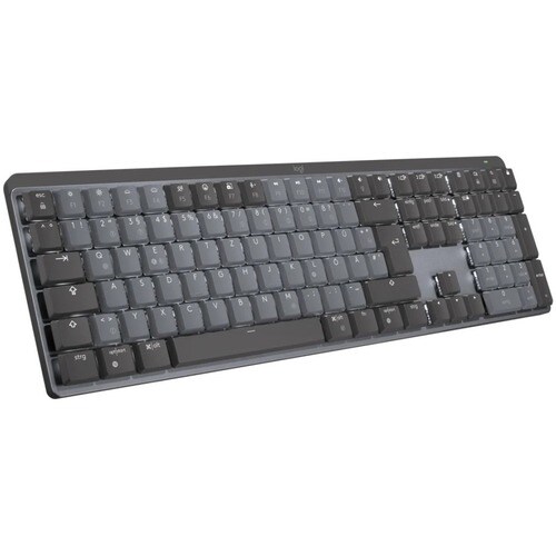 Logitech MX Mechanical Teclado - Sem fios Conectividade - Inglês (EUA) - QWERTY Layout - Cinzento - Mecânica/MX Interrupto