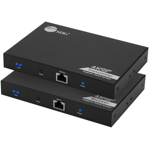 SIIG 4K 60Hz HDR HDMI KVM Over Cat6 Extender with S/PDIF & Touch Screen Support - Extends/splits HDMI signals up to 230ft 