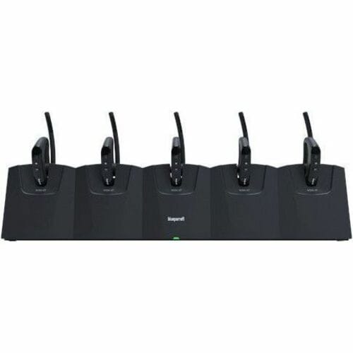 BlueParrott Docking Cradle for Bluetooth Headset - 5 Slot - Charging Capability - Synchronizing Capability - USB
