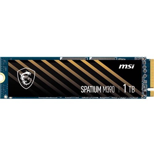 MSI SPATIUM M390 1 TB Solid State Drive - M.2 2280 Internal - PCI Express NVMe (PCI Express NVMe 3.0 x4) - 3300 MB/s Maxim
