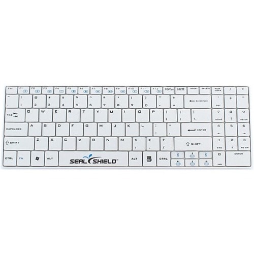 Seal Shield Cleanwipe Keyboard - Cable Connectivity - USB Interface - English (US) - White - Scissors Keyswitch - Windows,