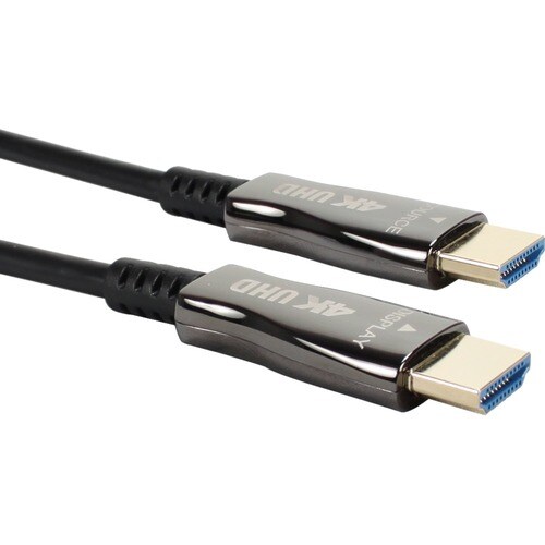QVS 45-Meter Active HDMI UltraHD 4K/60Hz 18Gbps with Ethernet High Speed Cable - 147.64 ft HDMI A/V Cable for Audio/Video 