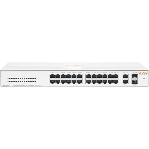 Aruba Instant On 1430 26G 2SFP Switch - 26 Ports - Gigabit Ethernet - 10/100/1000Base-T, 1000Base-X - 2 Layer Supported - 