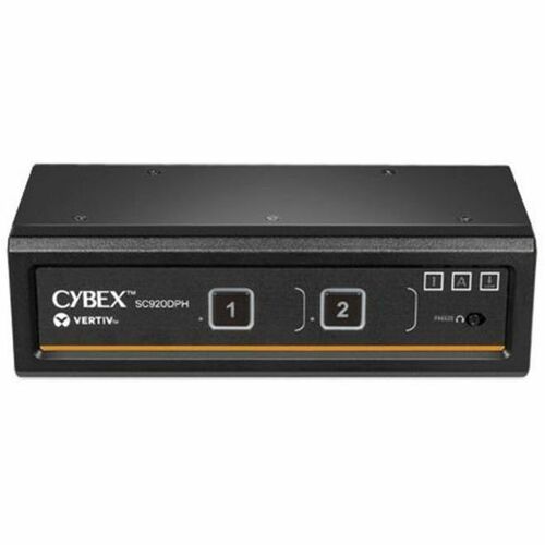 Vertiv AVOCENT Cybex 900 SC920 Digital & Analog KVM Switchbox - TAA Compliant - 2 Computer(s) - 1 Local User(s) - 0 Remote