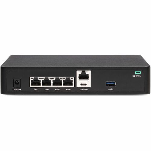 Aruba EdgeConnect SD-WAN 10104 - 4 Ports - 2 RJ-45 Port(s) - 2 WAN Port(s) - Management Port - Gigabit Ethernet - IEEE 802