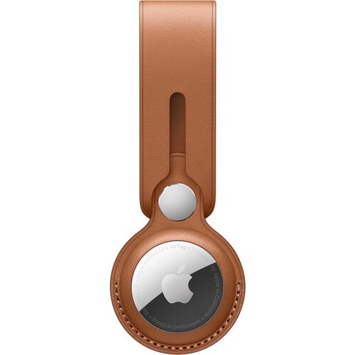 Apple AirTag 资产跟踪标签循环 - 皮革