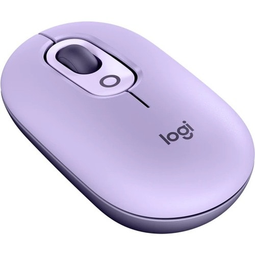 Logitech POP Mouse 鼠标 - 蓝牙 - USB - 光学 - 2 可编程按钮 - 紫 - 无线 - 4000 dpi - 滚轮