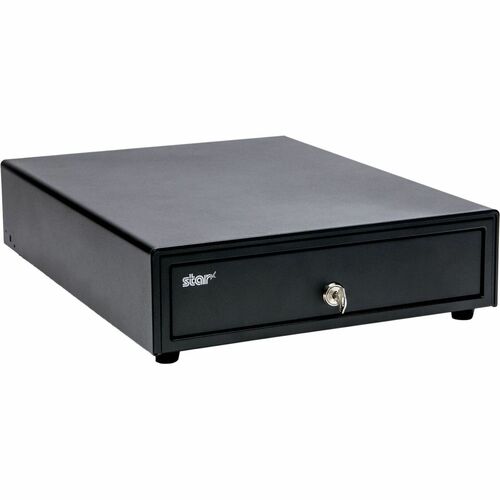 Star Micronics Max Series Cash Drawer - CAD 3 Bill - 5 Coin - USB - Printer Driven - Steel - Black - 4.1" Height x 13" Wid