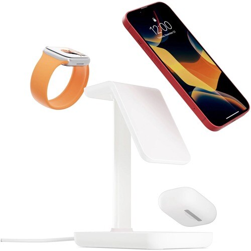 Twelve South HiRise 3 Wireless Charging Stand - Docking - iPhone, AirPods, Smartwatch - Charging Capability - White